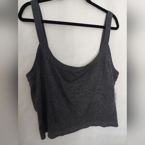 Soma Charcoal Knit Top